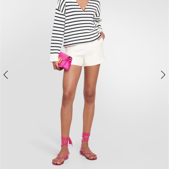 VALENTINO Rockstud PVC Laced Thong Sandals Hot Pink - Picture 3 of 12